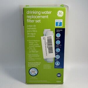 Genuine GE FQSVF Water Filter Set for GXSV65 GQSV65 GNSV70 GNSV75 2-Pack - New!